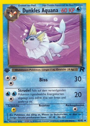 Dark Vaporeon - 45 - Team Rocket