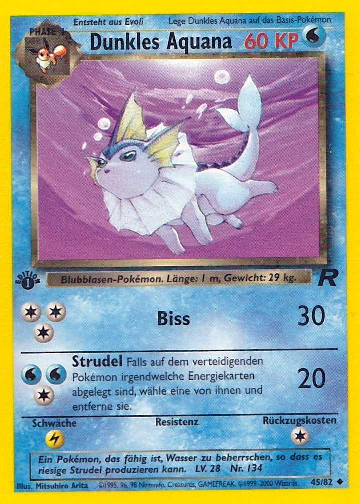 Dark Vaporeon - 45 - Team Rocket