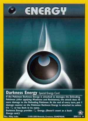 Darkness Energy - Neo Genesis - Unlimited|Darkness Energy - Neo Genesis - First Edition