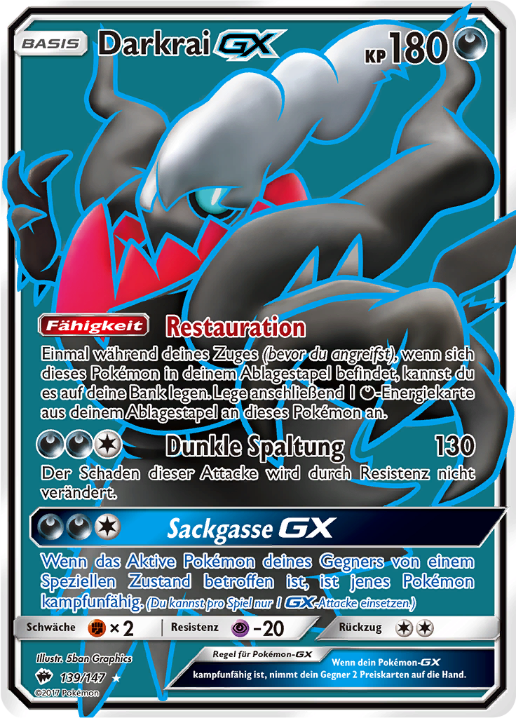 Darkrai-GX - 139 - Nacht in Flammen