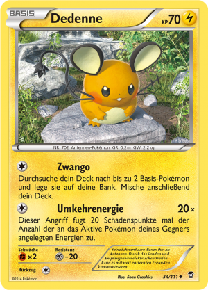 Dedenne - 34 - Fliegende Fäuste