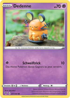 Dedenne - 77 - Farbenschock