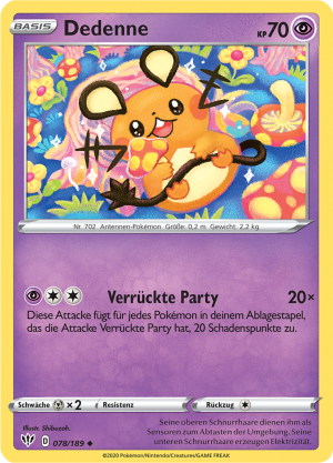 Dedenne - 78 - Flammende Finsternis