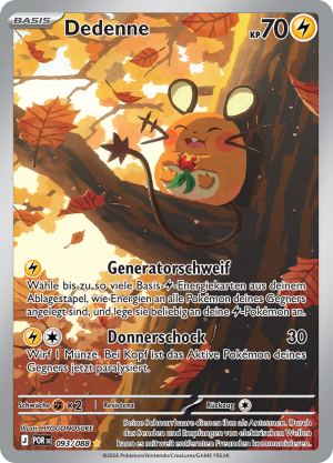 Dedenne-93-Optimale Ordnung