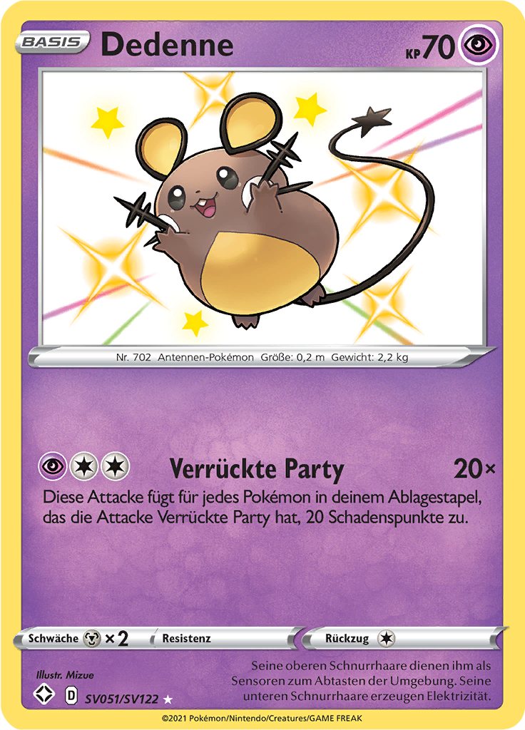 Dedenne - SV051 - Glänzendes Schicksal