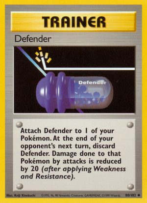 Defender Base set Unlimited|Defender Base set First Edition|Defender Base set Shadowless|Defender Base set 4th print