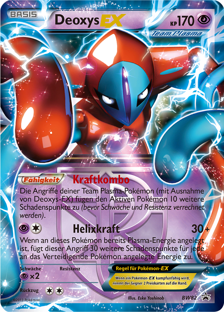 Deoxys-EX - BW82 - Black & White Promos