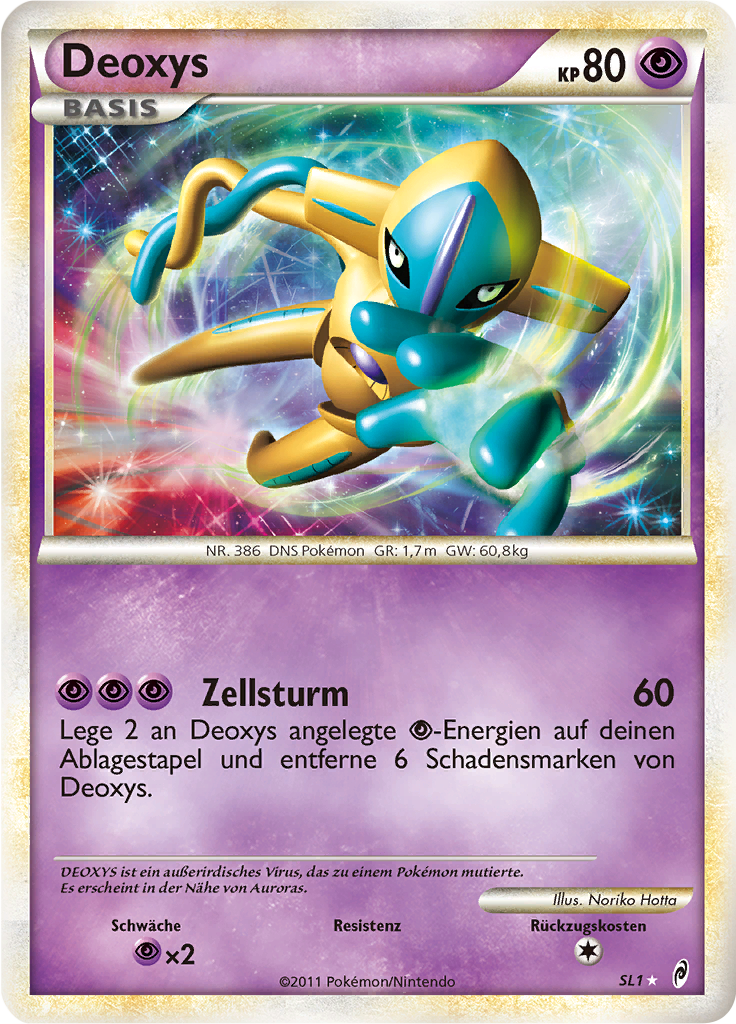 Deoxys - SL1 - Ruf der Legenden