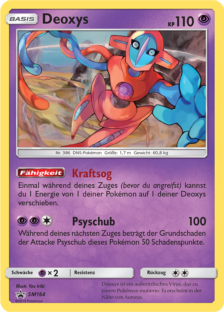 Deoxys - SM164 - Sun & Moon Promos
