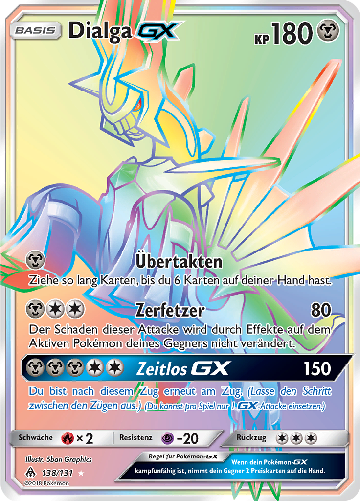 Dialga-GX - 138 - Grauen der Lichtfinsternis