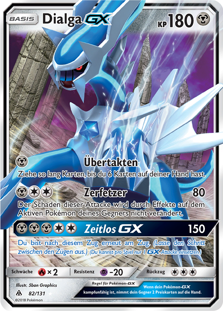Dialga-GX - 82 - Grauen der Lichtfinsternis