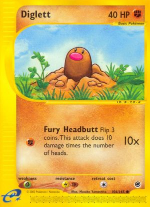 Diglett - Expedition Base set|Diglett - Expedition Base set - Reverse Holo