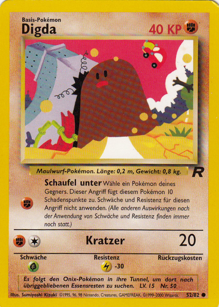 Diglett - 52 - Team Rocket