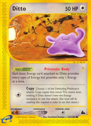 Ditto - 51/144 - Skyridge|Ditto - 51/144 - Reverse holo - Skyridge