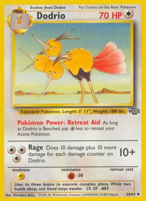 Dodrio unlimited jungle set|Dodrio first edition jungle set