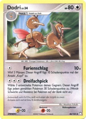 Dodrio - 46 - Geheimnisvolle Schatze