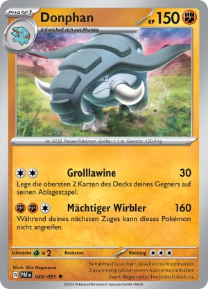 Donphan-49-Paldeas Schicksale