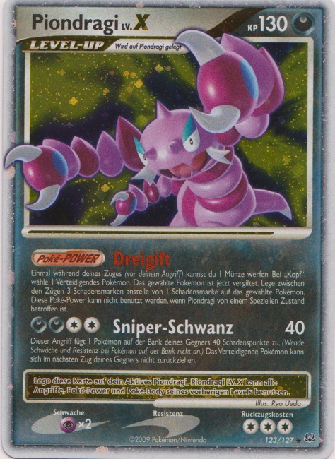 Drapion LV.X - 123 - Platin