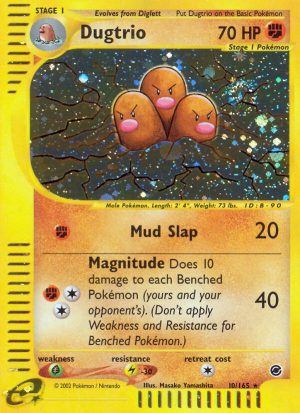 Dugtrio - Expedition Base set|Dugtrio - Expedition Base set - Reverse Holo