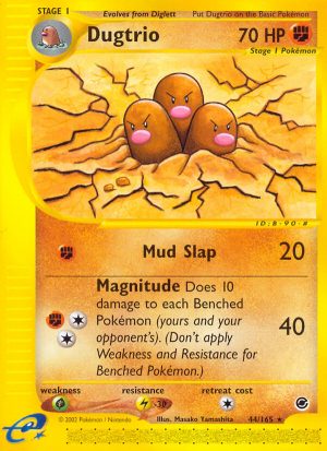 Dugtrio - Expedition Base set|Dugtrio - Expedition Base set - Reverse Holo