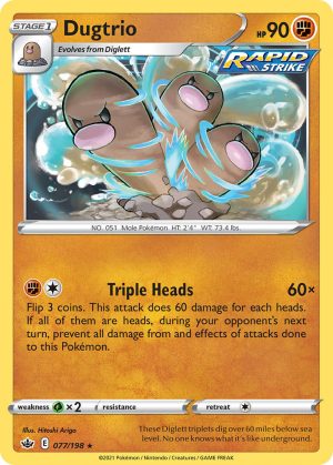 Dugtrio - 77 - Chilling Reign