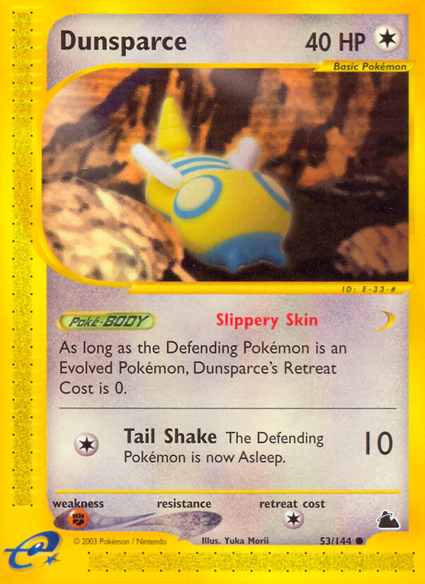 Dunsparce - 53/144 - Skyridge|Dunsparce - 53/144 - Reverse holo - Skyridge
