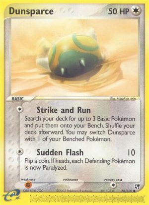 Dunsparce - 60 - Sandstorm|Dunsparce - 060 - Trainerdeck - Sandstorm