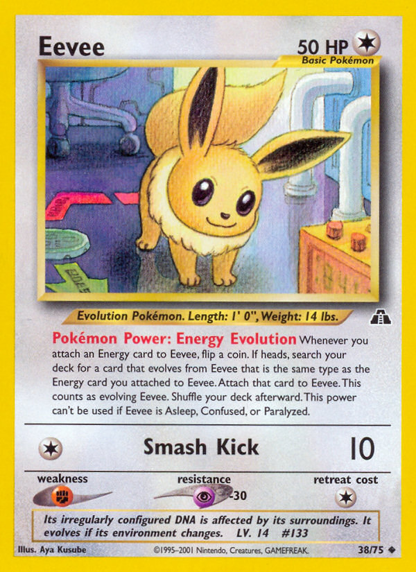 Eevee - Neo Discovery - Unlimited|Eevee - Neo Discovery - First Edition