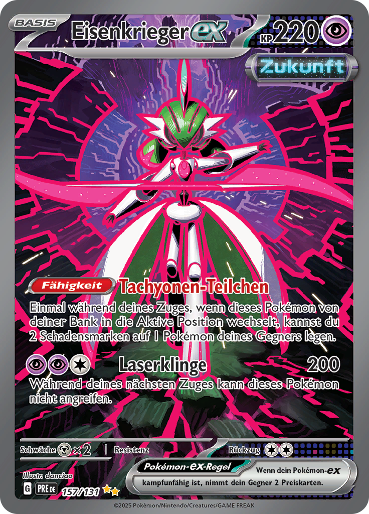 Eisenkrieger-ex-157-Prismatische Entwicklungen