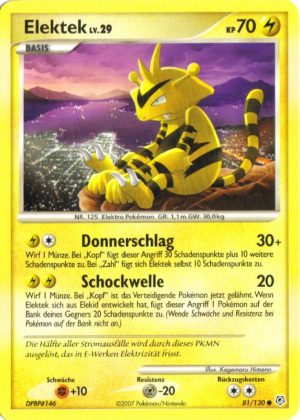 Electabuzz - 81 - Diamant & Perl