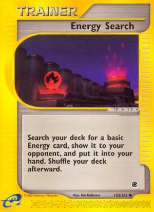 Energy Search - Expedition Base set|Energy Search - Expedition Base set - Reverse Holo