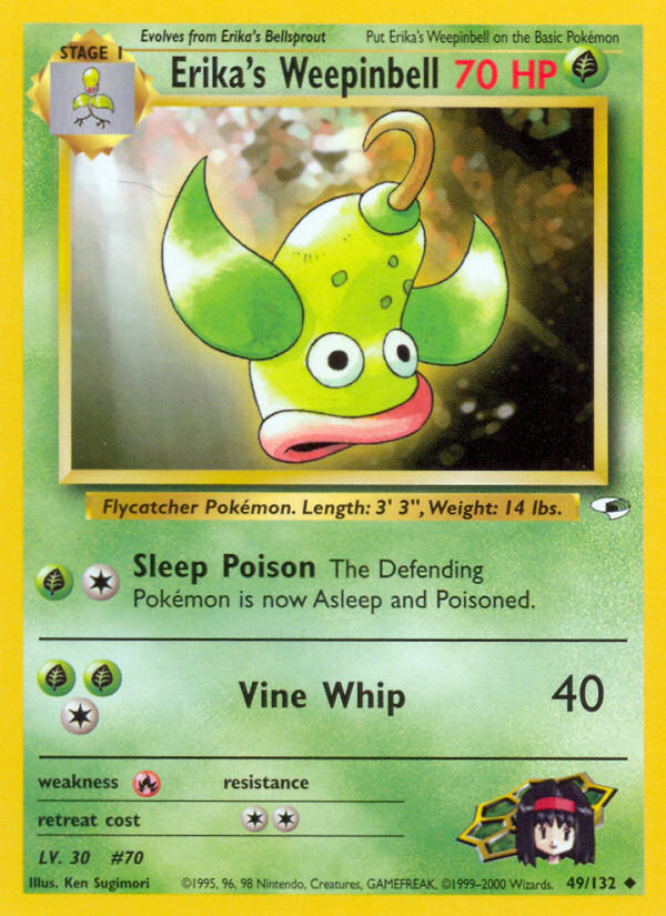 Erika’s Weepinbell - Gym Heroes - Unlimited|Erika’s Weepinbell - Gym Heroes - First Edition