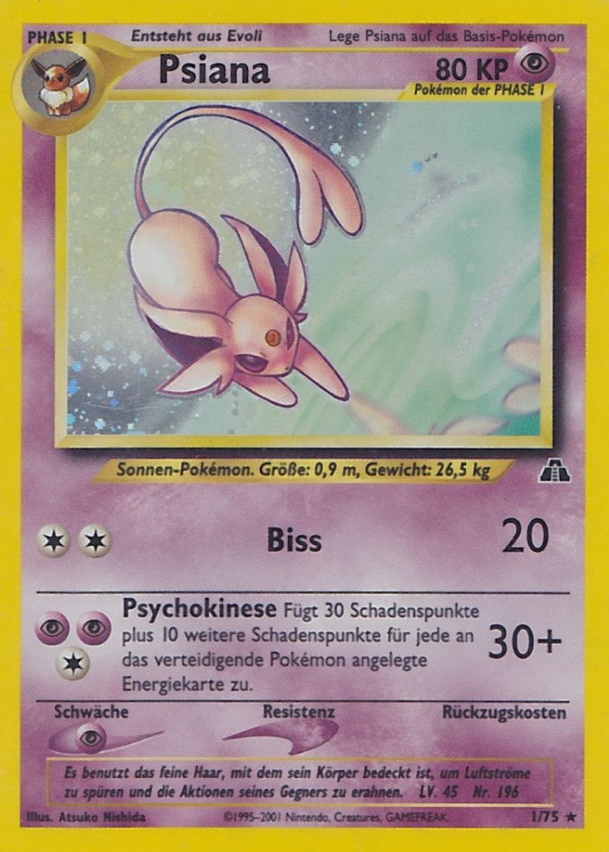 Espeon - 1 - Neo Entdeckung