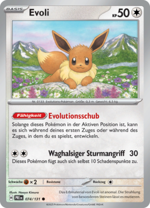 Evoli-74-Prismatische Entwicklungen