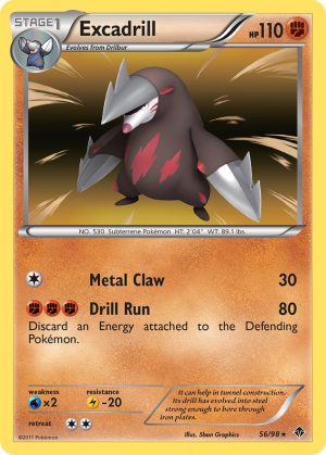 Excadrill - 56/98 - Emerging Powers|Excadrill - 56/98 - holo - Emerging Powers|Excadrill - 56/98 - reverse holo - Emerging Powers