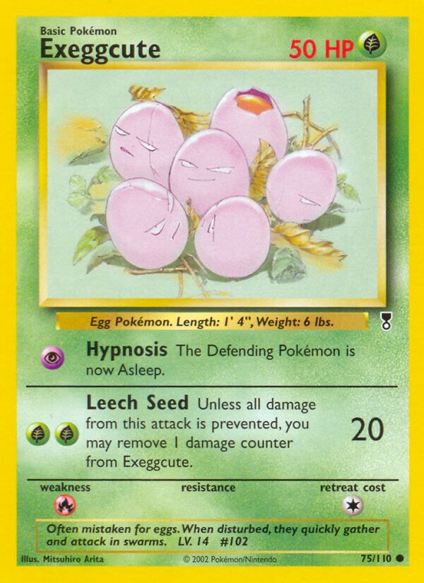 Exeggcute - 75 - Legendary Collection|Exeggcute - 75/110 - Revers Holo - Legendary Collection