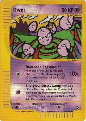 Exeggcute - 77 - Aquapolis