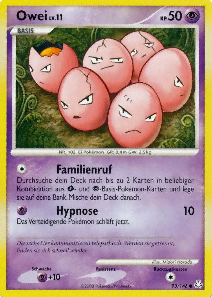 Exeggcute - 93 - Erwachte Legenden