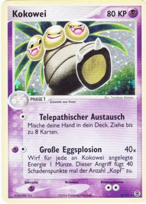 Exeggutor - 5 - Feuerrot & Blattgrun