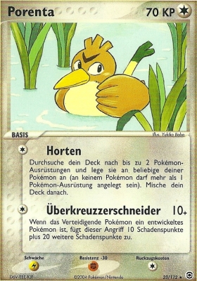 Farfetch’d - 23 - Feuerrot & Blattgrun