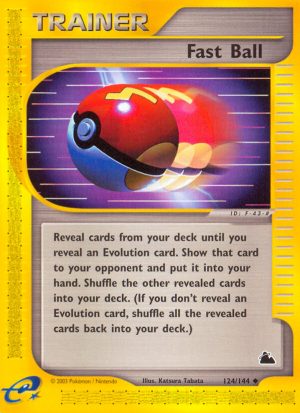 Fast Ball - 124/144 - Skyridge|Fast Ball - 124/144 - Reverse holo - Skyridge