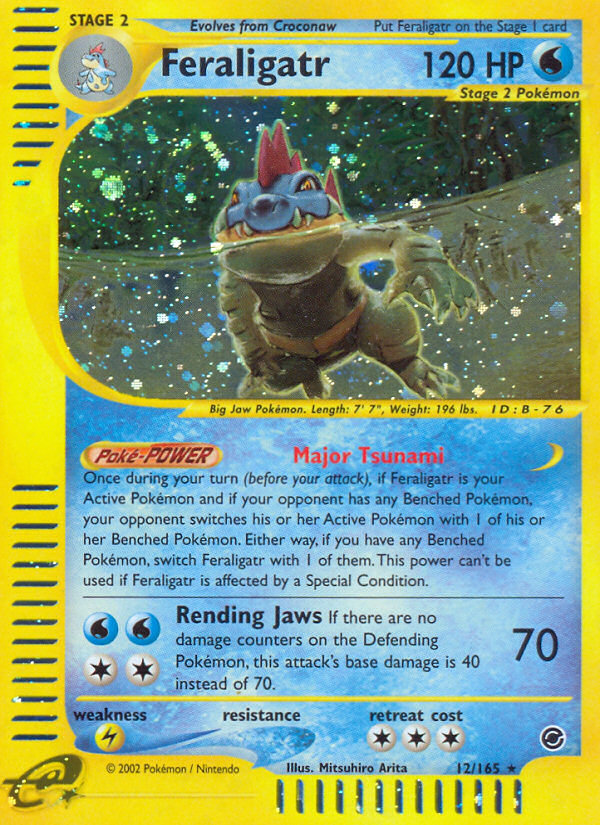 Feraligatr - Expedition Base set|Feraligatr - Expedition Base set - Reverse Holo