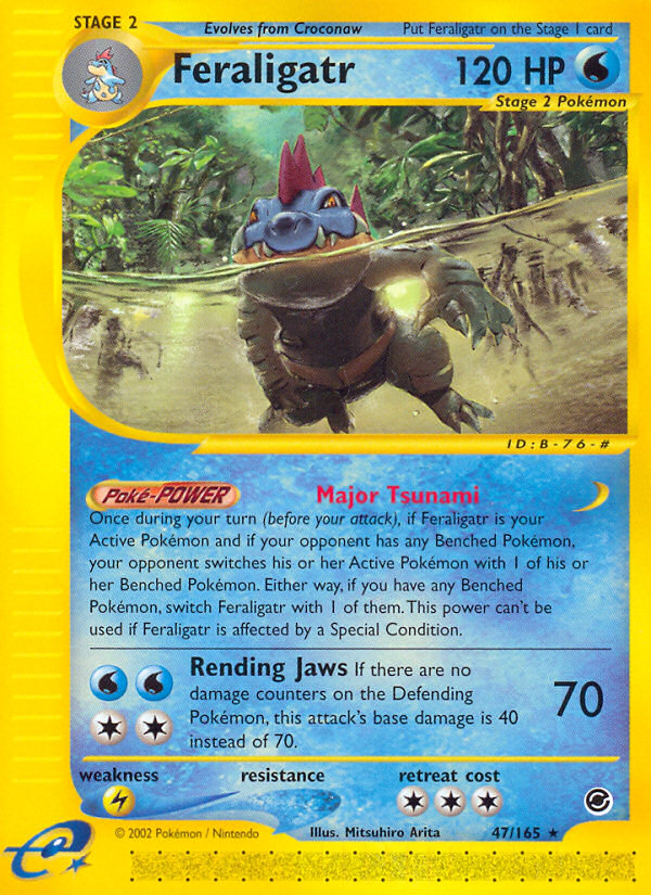 Feraligatr - Expedition Base set|Feraligatr - Expedition Base set - Reverse Holo