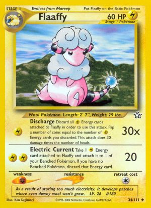 Flaaffy - Neo Genesis - Unlimited|Flaaffy - Neo Genesis - First Edition