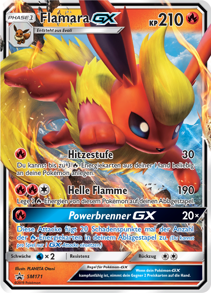 Flamara-GX - SM171 - Sun & Moon Promos