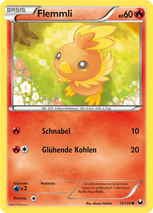 Flemmli 15/108 Wert, Bild, Künstler & Seltenheit Pokemonkarte.de