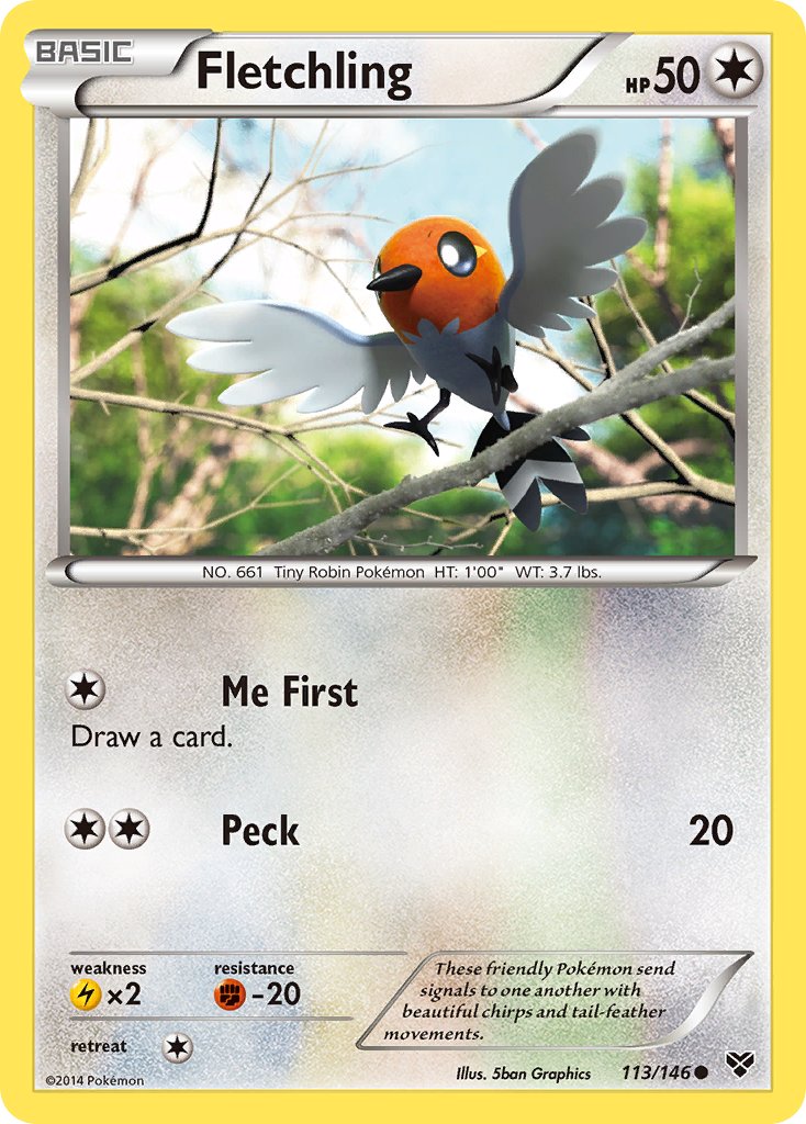 Fletchling - 113 - XY