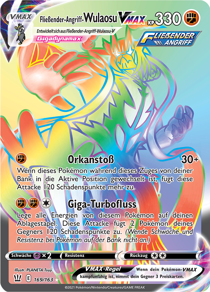 Fließender-Angriff-Wulaosu VMAX - 169 - Kampfstile