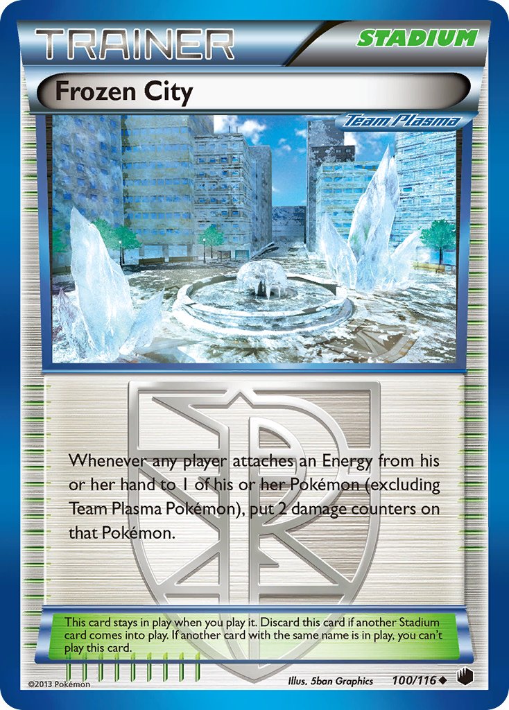 Frozen City - 100 - Plasma Freeze|Frozen City - 100 - reverse holo - Plasma Freeze