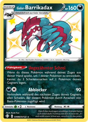 Galar-Barrikadax - SV080 - Glänzendes Schicksal